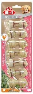 8In1 Pork Delights Bones Xs 7Szt - Suplementy i witaminy dla psów - miniaturka - grafika 1