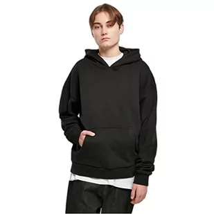 Urban Classics Ultra Heavy Hoody, męska bluza z kapturem z zamkiem błyskawicznym, dostępna w wielu różnych kolorach, rozmiary od XS do 5XL, czarny, XS - Bluzy męskie - miniaturka - grafika 1