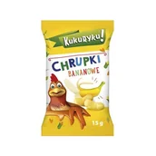 Chrupki - Kukuryku Chrupki Kukurydziane Bananowe 15G - miniaturka - grafika 1