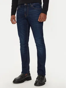 Guess Jeansy FINNLEY M4BAS2 D5GN2 Granatowy Slim Fit - Spodnie męskie - miniaturka - grafika 1