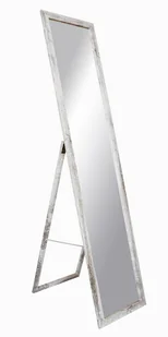 Lustro stojące do garderoby skandynawskie Sosna Bielona 155x36 BD art - Lustra - miniaturka - grafika 1