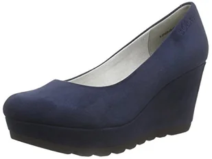 s.Oliver Damskie czółenka 22428, niebieski - niebieski granatowy 805-37 eu - Czółenka - miniaturka - grafika 1