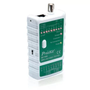 Tester Lan RJ45/BNC - detektor Ac Pro'sKit MT7058 - Narzędzia sieciowe - miniaturka - grafika 1