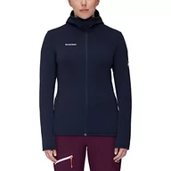 Kurtki damskie - Mammut Kurtka damska 1014 Midlayer Aconcagua, granatowa, regular, morski, XL - miniaturka - grafika 1