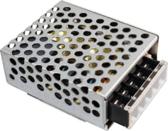 MRS-25-12-H-C: GLP: 12V/2.1A/25.2W enclosed PSU, Uin = 85-305VAC / 100-430VDC, Cover for terminal...