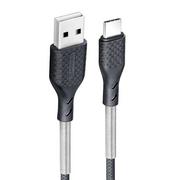 Kable USB - Forcell Kabel USB - USB-C Quick Charge 3.0 3A 1 metr czarny - miniaturka - grafika 1