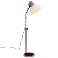 Lampy stojące - vidaXL Lampa stojąca, 25 W, biała, 30x30x100-150 cm, E27 - miniaturka - grafika 1