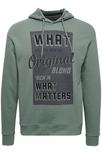 Blend Bluza męska, 186011/Duck Green, L - Bluzy męskie - miniaturka - grafika 1