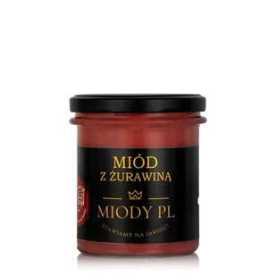 Miód z żurawiną - 430 g - Miód - miniaturka - grafika 1