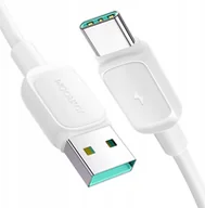 Kable USB - Kabel USB Joyroom Kabel Joyroom Multi-Color Series A14 USB-A / USB-C 3A 1.2 m - biały - miniaturka - grafika 1