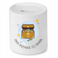 Skarbonki - Dla Pośrednika Skarbonka na Urodziny na Prezent` z Nadrukiem ze Zdjęciem + Opakowanie na prezent (wzór 04) - miniaturka - grafika 1