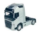 Samochody i pojazdy dla dzieci - WELLY VOLVO FH SREBRNY 1:32 SAMOCHÓD NOWY METALOWY MODEL - miniaturka - grafika 1