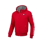 Kurtki i kamizelki sportowe męskie - Pit Bull Kurtka Wiosenna "Cabrillo Summer" Czerwona - miniaturka - grafika 1