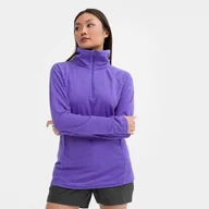 Koszulki sportowe damskie - Damski polar nierozpinany bez kaptura COLUMBIA Glacial IV Half Zip - fioletowy - miniaturka - grafika 1