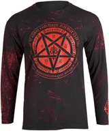 Koszulki męskie - longsleeve AMENOMEN - PENTAGRAMUS (OMEN046LO ALLPRINT RED)-S - miniaturka - grafika 1