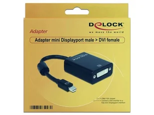 Delock Adapter DisplayPort MINI(M)-DVI-I(F)24+5PIN (65098) - Adaptery i przejściówki - miniaturka - grafika 8