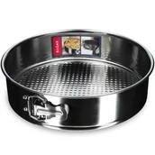 Formy do ciast - Tortownica do pieczenia Lodi 28 cm, srebrna - miniaturka - grafika 1