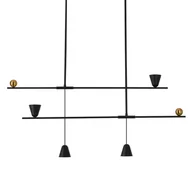 Lampy sufitowe - Ledowa lampa wisząca SPOLETO AZ5642 Azzardo 25W 3000K nad stół metalowa czarna - miniaturka - grafika 1
