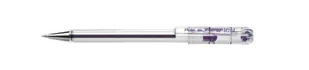 Pentel bk77s von 12 Mini długopis końcówka metal 0,7 mm fioletowy - Długopisy - miniaturka - grafika 1