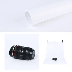 TŁO FOTOGRAFICZNE BIAŁE PVC 120x200 WINYL TŁA - Blendy fotograficzne - miniaturka - grafika 1