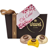 Zestawy upominkowe - Prezent na Walentynki Zestaw prezentowy z bilecikiem Dla Ciebie Czekoladkami Wawel 900g - miniaturka - grafika 1