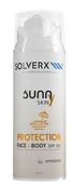 Kremy do twarzy z filtrem - Solverx Sunny Skin Emulsja do twarzy i ciała SPF50+ - miniaturka - grafika 1