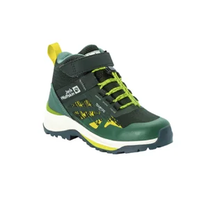 Buty dziecięce Jack Wolfskin VILLI HIKER TEXAPORE MID K slate green - 31 - Buty dla dziewczynek - miniaturka - grafika 1