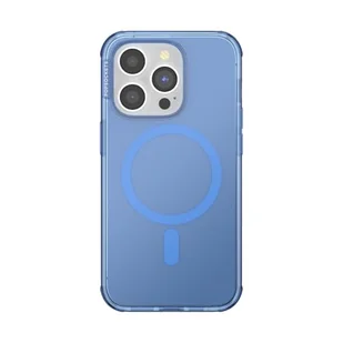 PopSockets Etui do iPhone'a 14 Pro z MagSafe, etui na telefon iPhone 14 Pro, uchwyt sprzedawany oddzielnie, kompatybilne z bezprzewodowym ładowaniem - Vermeer Blue - Etui i futerały do telefonów - miniaturka - grafika 1