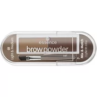 Akcesoria i kosmetyki do stylizacji brwi - Essence Brow Powder Set Zestaw Do Stylizacji Brwi 01 Light&Medium - miniaturka - grafika 1