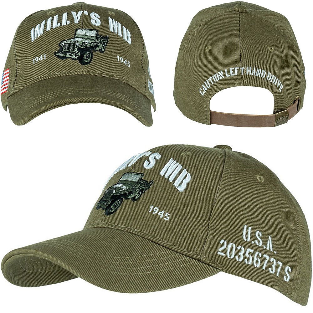 Czapka z Daszkiem Męska Bejsbolowka Taktyczna Fostex Willy's MB Olive