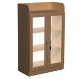 Meble do szkół i przedszkoli - Szafka szkolna z witryną Bałtyk ZL - miniaturka - grafika 1