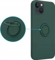 Etui i futerały do telefonów - OEM Etui Silicon Ring do Iphone 12 MINI zielony - miniaturka - grafika 1