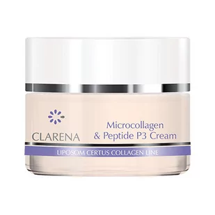 Clarena Microcollagen Peptide P3 Krem Peptydowy 50 - Kremy do twarzy - miniaturka - grafika 1