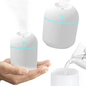 Nawilżacze powietrza - NAWILŻACZ POWIETRZA 250ml Dyfuzor zapachowy Z lampką nocną Aromaterapia USB XJ4873 - miniaturka - grafika 1