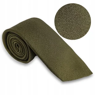Krawat WOJSKOWY Wojsk Lądowych khaki 306/MON straż graniczna wojsko polskie - Krawaty i muchy męskie - miniaturka - grafika 1