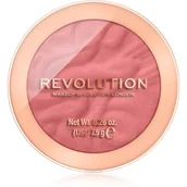 Róże do policzków - Makeup Revolution Reloaded pudrowy róż dla długotrwałego efektu odcień Rose Kiss 7,5 g - miniaturka - grafika 1