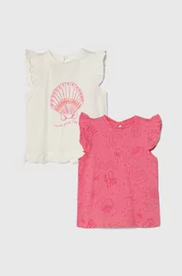 zippy top bawełniany niemowlęcy 2-pack kolor fioletowy - Zippy - Koszulki dla dziewczynek - miniaturka - grafika 1
