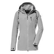 Kurtki damskie - G.I.G.A. DX Damska kurtka funkcyjna / kurtka outdoorowa z odpinanym kapturem - GS 31 WMN JCKT, jasnoszara, 38, 38341-000 - miniaturka - grafika 1