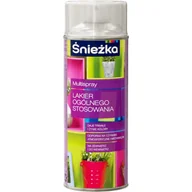 Farby i lakiery w sprayu - Śnieżka Multispray Lakier Ogólnego Stosowania połysk 400 ml bezbarwny - miniaturka - grafika 1