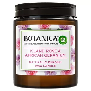 Świece - Air Wick Botanica Island Rose & African Geranium świeczka zapachowa 205 g unisex - grafika 1