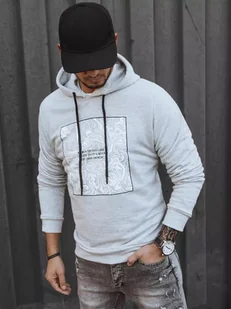 Bluza męska szara Dstreet BX5468-L - Bluzy męskie - miniaturka - grafika 1