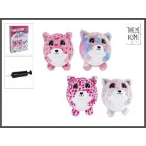 Zwierzak dmuchany 23cm z pompką 4-rodzaje Hipo - Maskotki i pluszaki - miniaturka - grafika 1