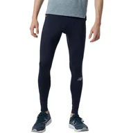 Spodnie sportowe męskie - Legginsy do biegania męskie New Balance Printed Impact Tun Tight - miniaturka - grafika 1