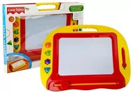 Tablice dla dzieci - Import LEANToys Duży znikopis Tablica do rysowania Pieczątki - miniaturka - grafika 1