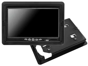 Monitor samochodowy LCD 7 cali 12/24V kabel 5M oraz kamera cofania 4pin zestaw HD - Car Video - miniaturka - grafika 4