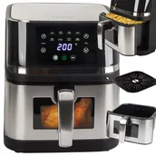 Frytownice gastronomiczne - Frytkownica beztłuszczowa frytownica air fryer duża do pieczenia 2400w 10l - miniaturka - grafika 1