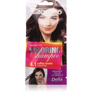 DELIA CAMELEO SZAMPON SZAMPONETKA KOLORYZUJĄCY 40ML 4.1 - Farby do włosów i szampony koloryzujące - miniaturka - grafika 1