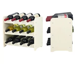 Regał na wino RW-16 12 butelek - Ecru / Wamar-Sosenka - Pozostałe akcesoria barmańskie - miniaturka - grafika 1