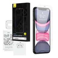 Szkła hartowane na telefon - Szkło ochronne Baseus Crystal HD do Iphone 11/XR - miniaturka - grafika 1
