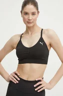 Bielizna sportowa damska - Puma biustonosz sportowy Move Shapelux kolor czarny gładki 524362 - miniaturka - grafika 1